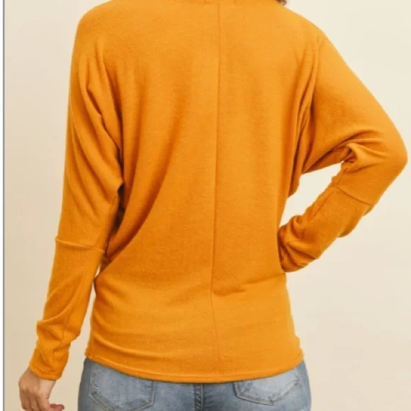 Long Sleeve, Dolman Sleeve Top - Picture 3 of 3